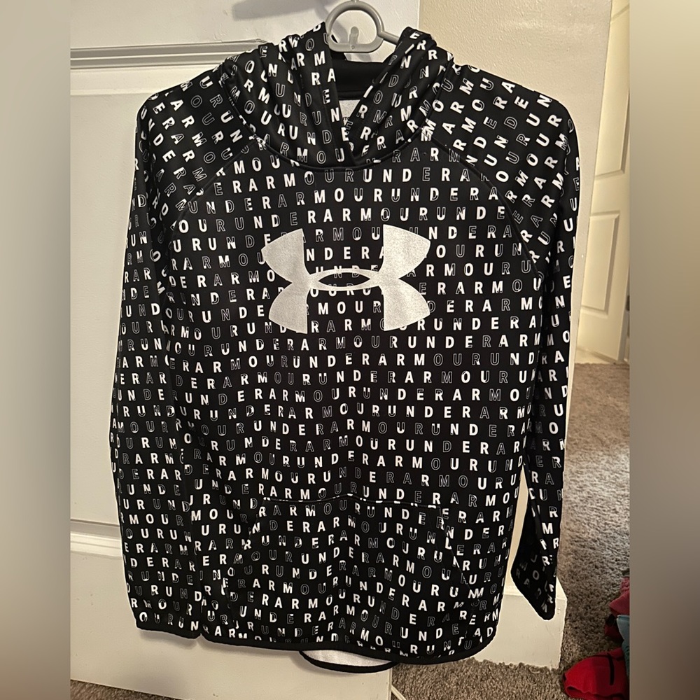 Black and white girls Under Armour Hoodie